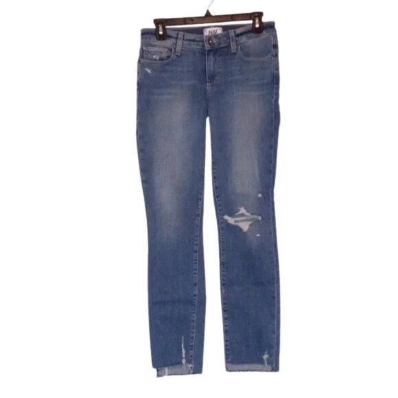 PAIGE Skyline Ankle Peg Jeans 27 - Picture 1 of 13